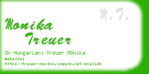 monika treuer business card