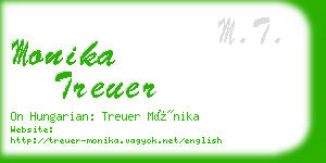 monika treuer business card